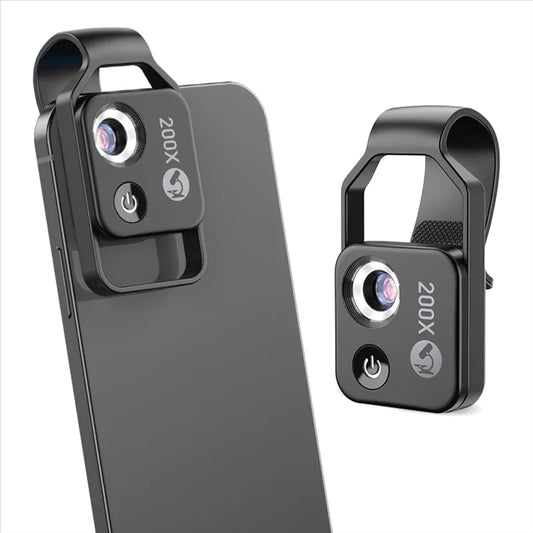 200X Pocket Microscope Lens for Phones