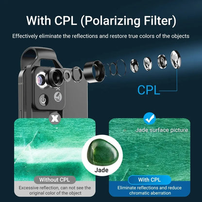 200X Pocket Microscope Lens for Phones