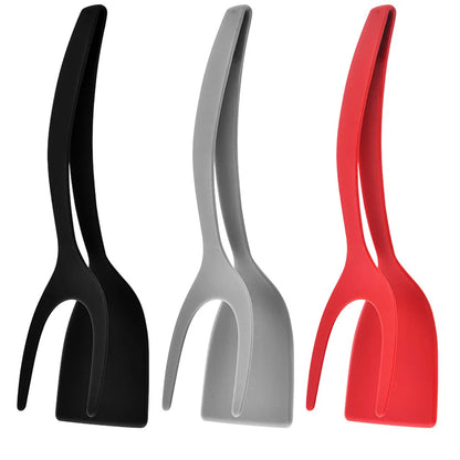 2 In 1 Spatula Tongs for Eggs